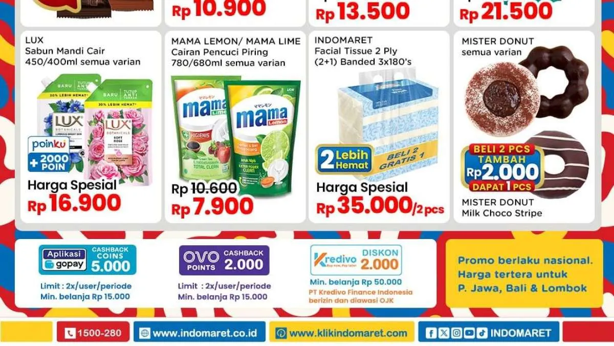 Promo Indomaret Paling Murah Berakhir Hari Ini 19 Juni 2024, Cashback Pakai OVO/Gopay