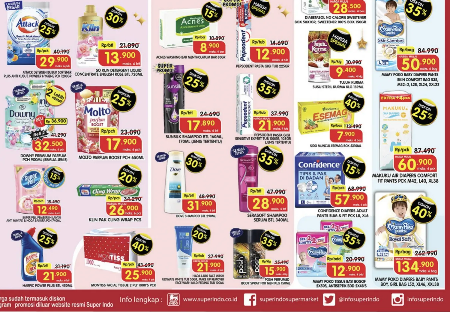 Promo Superindo Weekday Periode 17-20 Maret 2025