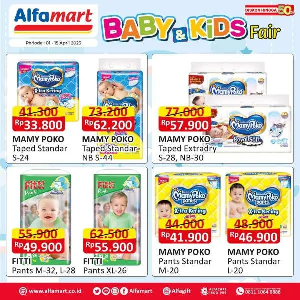 Promo Alfamart Baby & Kids Fair Periode 1-15 April 2023