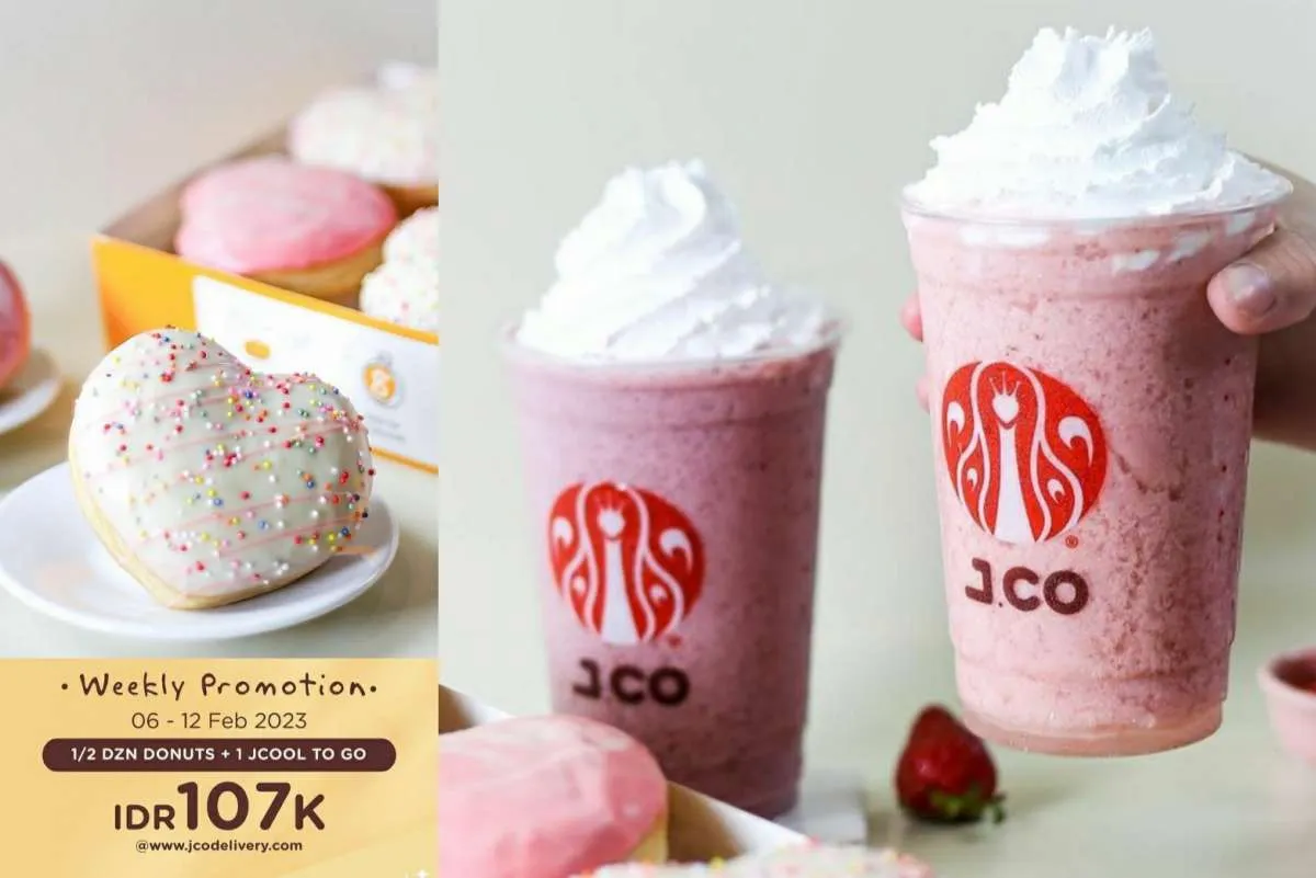 Promo J.CO Valentine 6-12 Februari 2023, Menu Baru Minuman J.CO Edisi Valentine