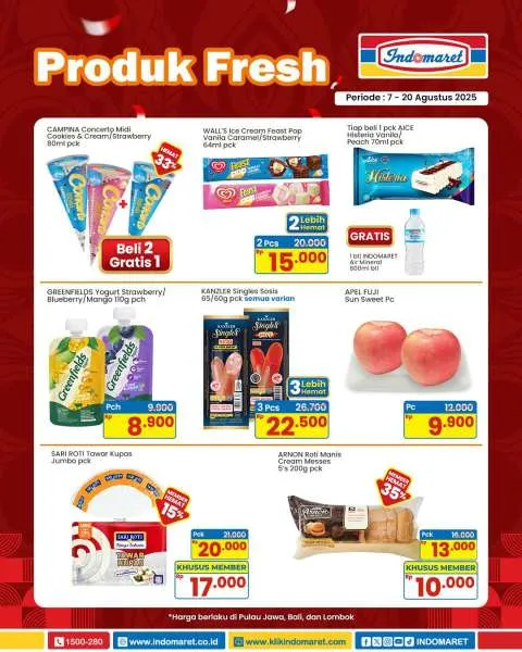 Promo Indomaret Super Hemat Periode 7-20 Agustus 2025