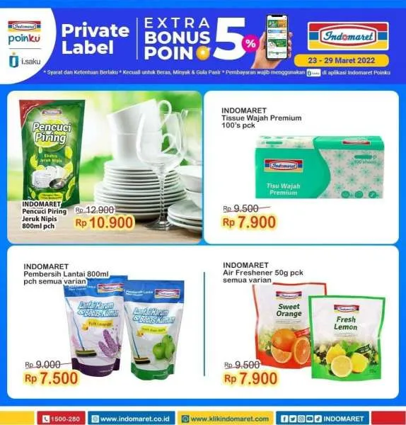 Promo Indomaret Super Hemat Periode 23-29 Maret 2022