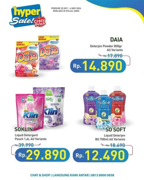 Promo Hypermart Hyper Sale Periode 25 Oktober-4 November 2024