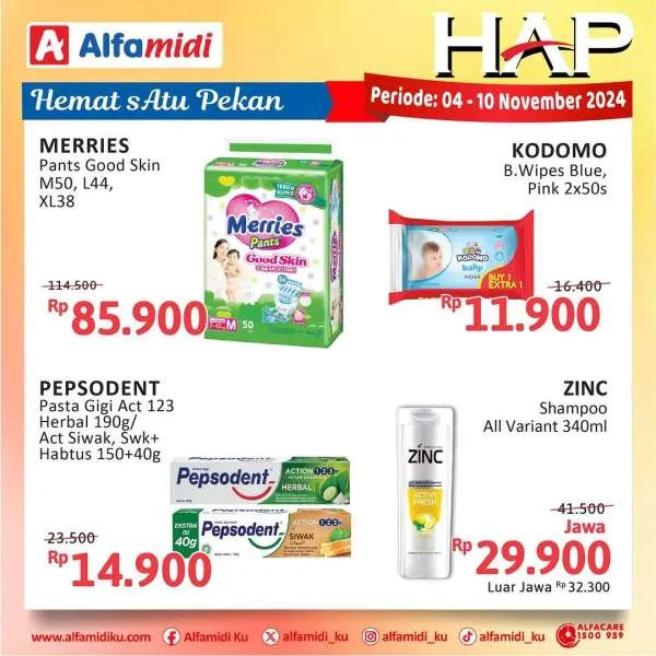 Promo Alfamidi Hemat Satu Pekan Periode 4-10 November 2024