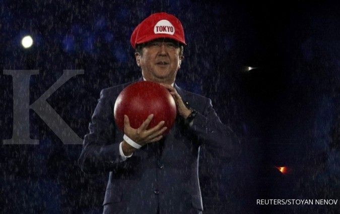 Tuan rumah Olimpiade 2020, PM Abe jadi Super Mario