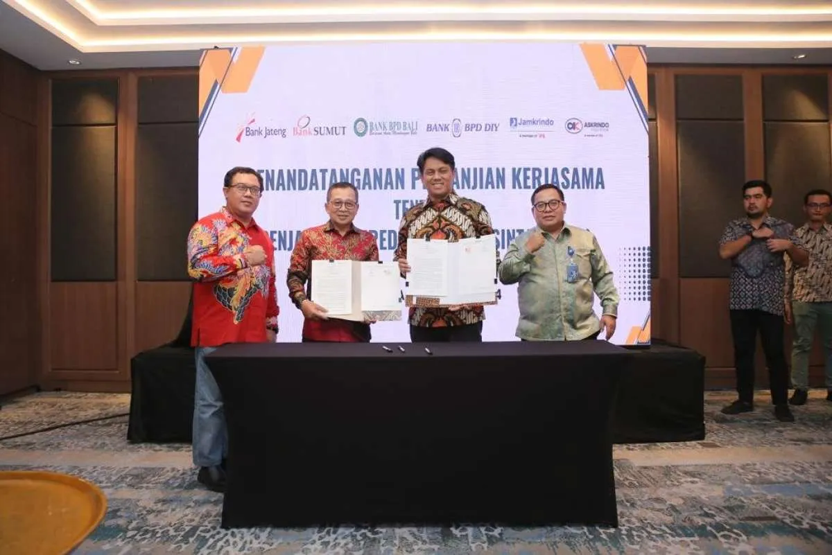 Jamkrindo Teken Kerja Sama Penjaminan Kredit Alsintan dengan 4 BPD