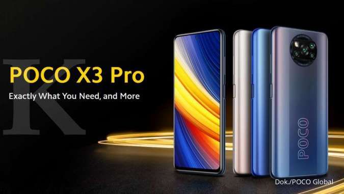 Tampil garang dengan RAM 8GB dan kamera 48MP, harga HP POCO X3 Pro hanya Rp 3 jutaan