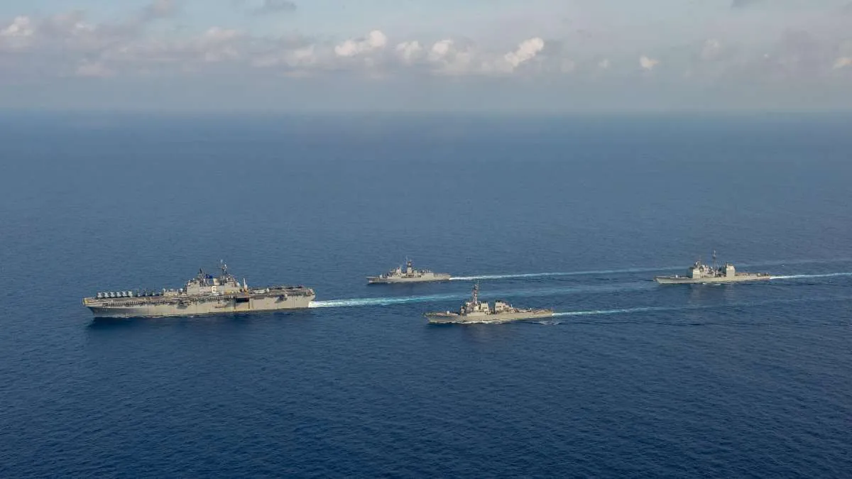 Kapal perang AS kembali berlayar di Selat Taiwan sepekan jelang pelantikan presiden