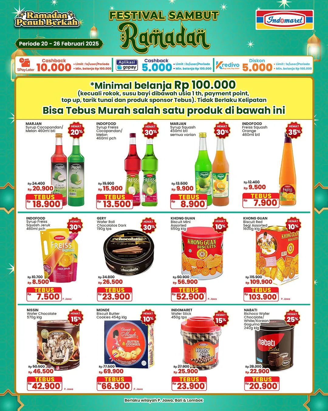 Promo Indomaret Sambut Ramadan Periode 20-26 Februari 2025