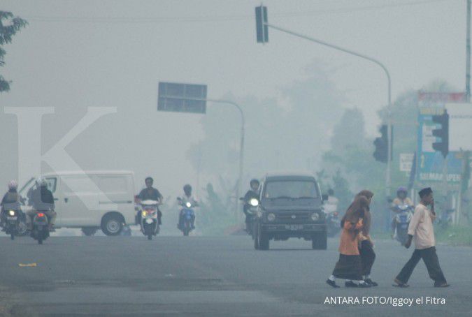 Duh, kabut asap di Riau semakin meluas