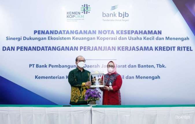 Gandeng Kemenkop UKM, Bank BJB Salurkan Kredit Ritel