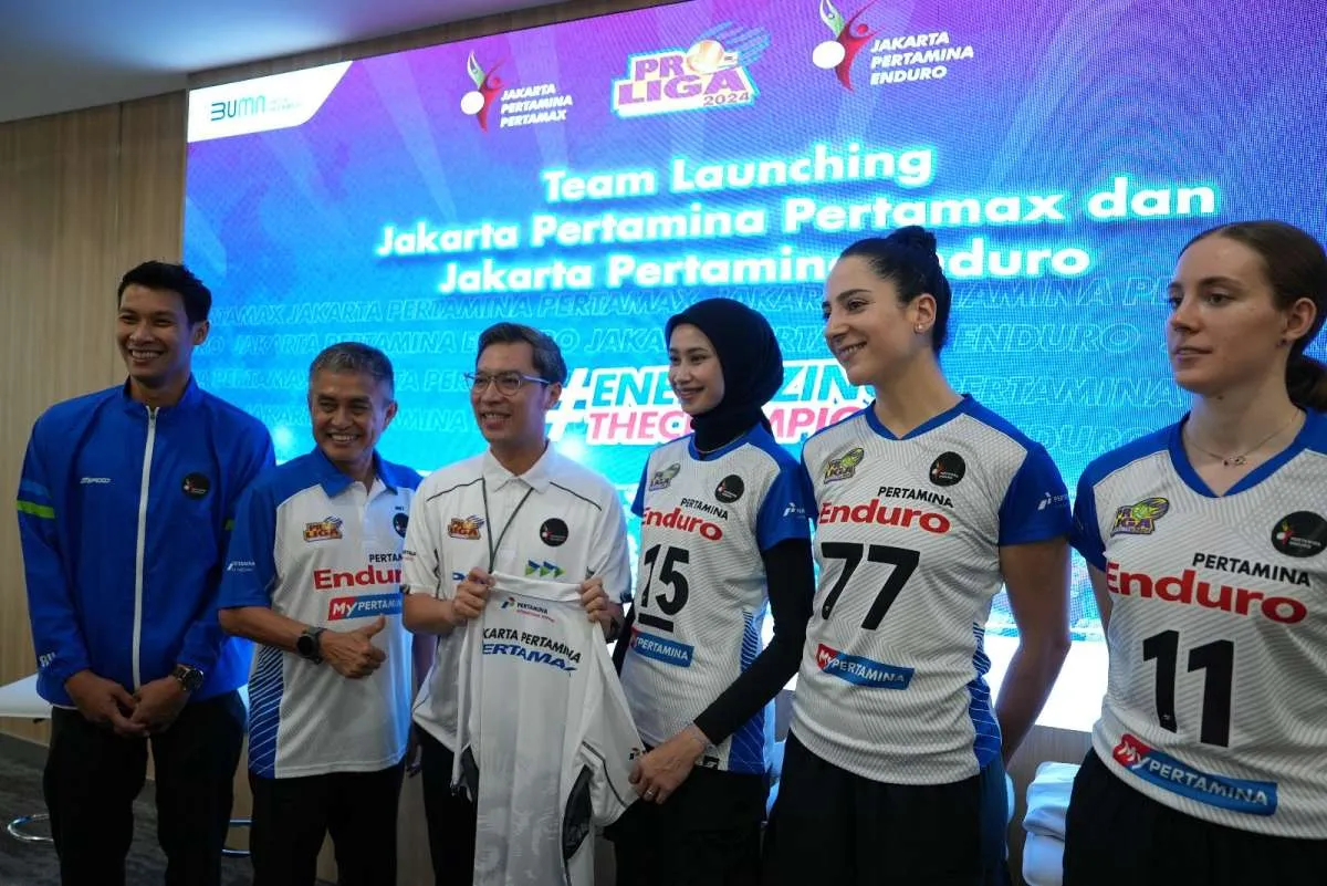 PIS Jadi Sponsor Tim Voli Jakarta Pertamina Enduro dan Jakarta Pertamina Pertamax