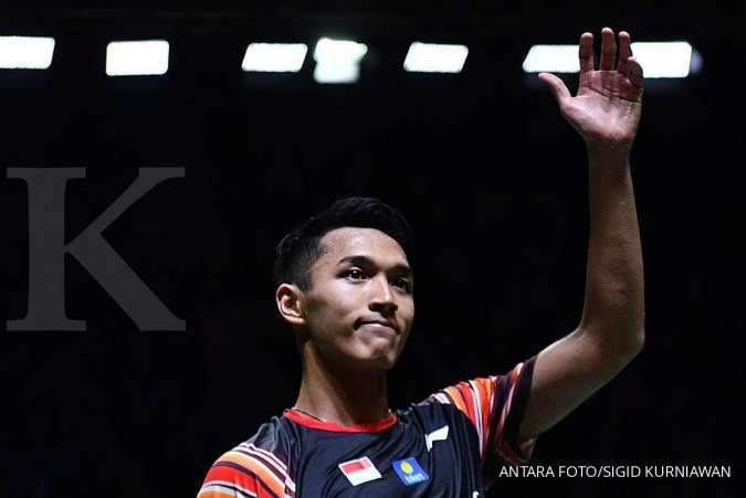 Jonatan menjadi pejuang terakhir tunggal putra Indonesia di ajang Indonesia Open 2019