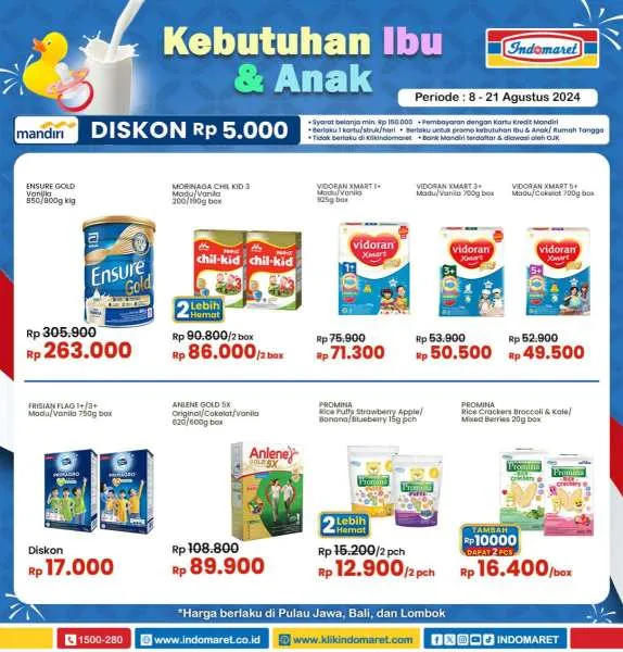 Promo Indomaret Super Hemat Periode 8-21 Agustus 2024