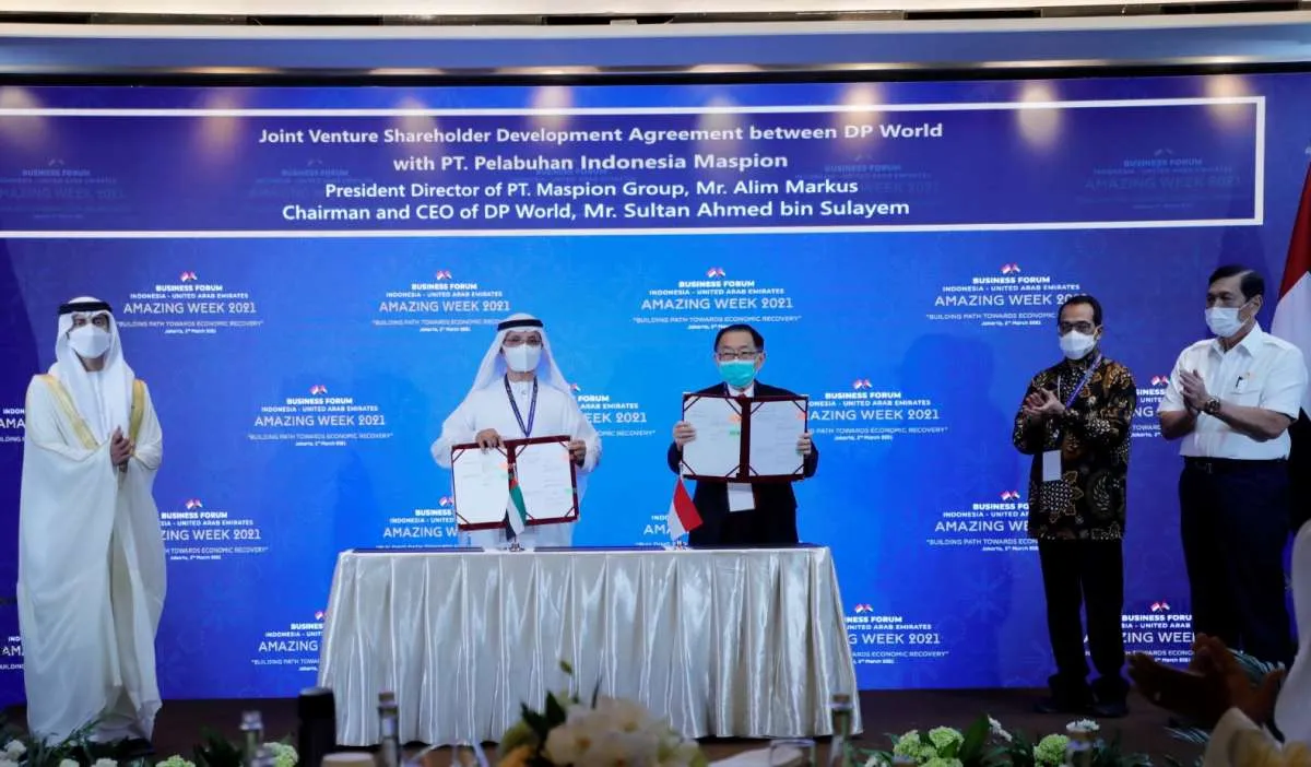 Kemenhub dukung rencana DP World dan Maspion garap proyek pelabuhan peti kemas