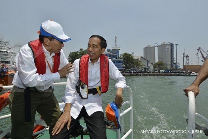 Jokowi: Dana pembangunan tol laut bukan dari APBN