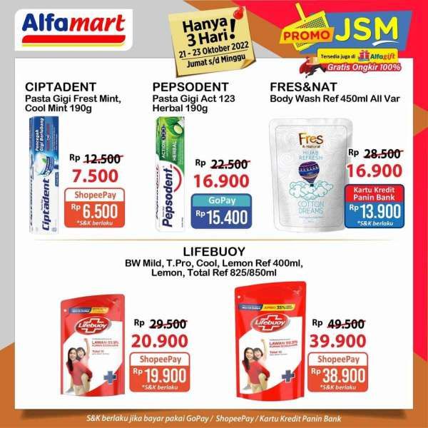 Katalog Promo JSM Alfamart Terbaru 21-23 Oktober 2022