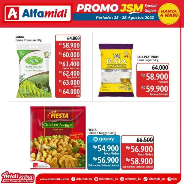 Promo JSM Alfamidi Spesial Gajian Periode 25-28 Agustus 2022