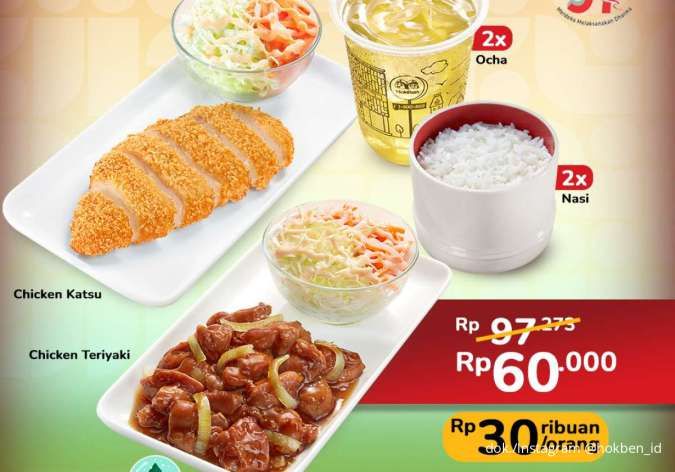 Hari Terakhir Promo HokBen Hari Ibu, Sajian Favorit untuk Makan Berdua Lebih Hemat