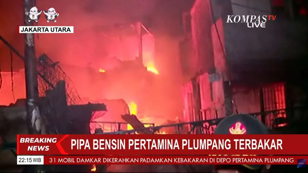 BPBD DKI Turun Tangan, Banyak Korban Luka Kebakaran Depo Pertamina Plumpang 