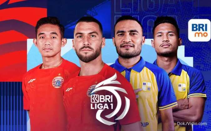 Link Live Streaming Persija vs Barito Putera, BRI Liga 1 Sabtu (10/8)