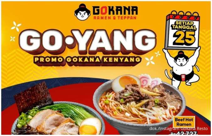 Promo Gokana Kenyang Bundling 3 Menu Diskon 25%, Hanya 25 April 2025