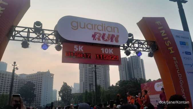 Gerakkan Hidup Sehat, 6.000 Pelari Ramaikan Guardian Run