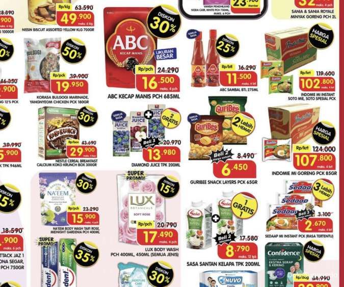 Promo JSM Superindo Terbaru 16-18 Februari 2024, Diskon 50% hingga Beli 1 Gratis 1