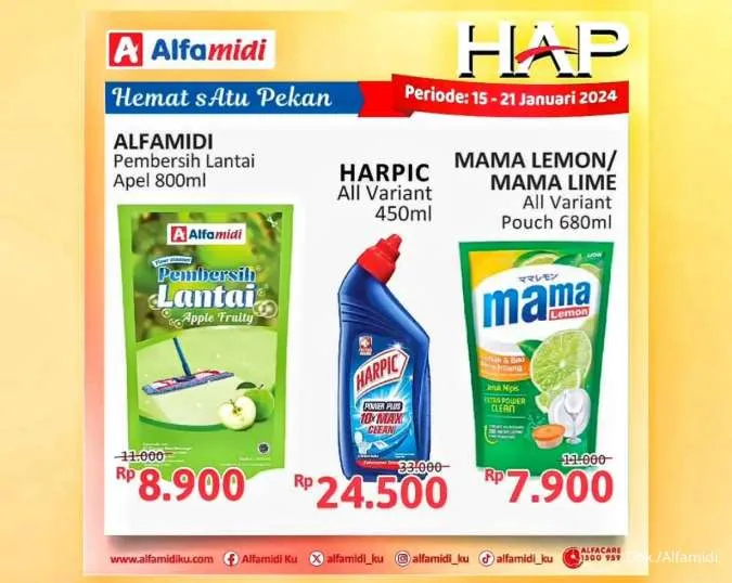 Promo Alfamidi Hemat Satu Pekan Periode 15-21 Januari 2024