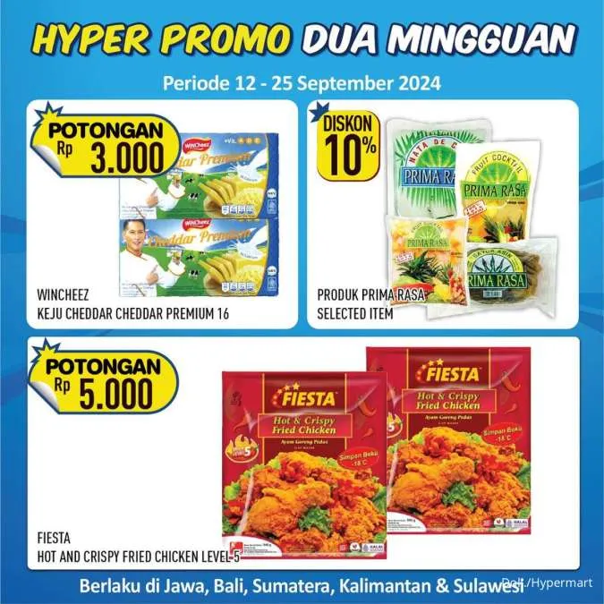 Promo Hypermart Dua Mingguan Periode 12-25 September 2024