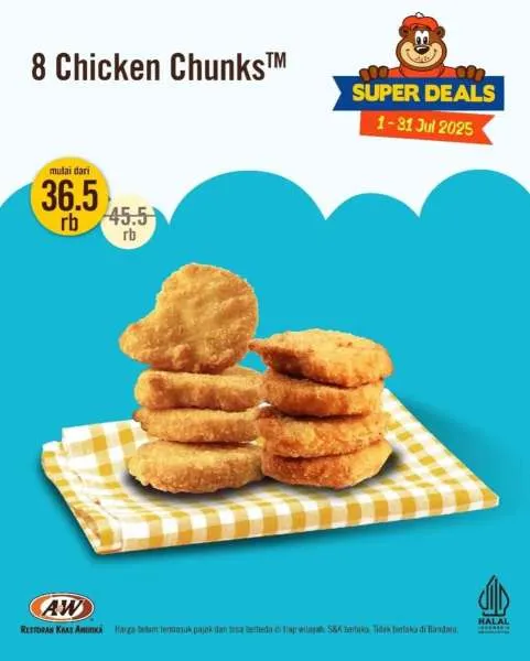 Promo A&W Sharing Meal Juli Chicken Chunks