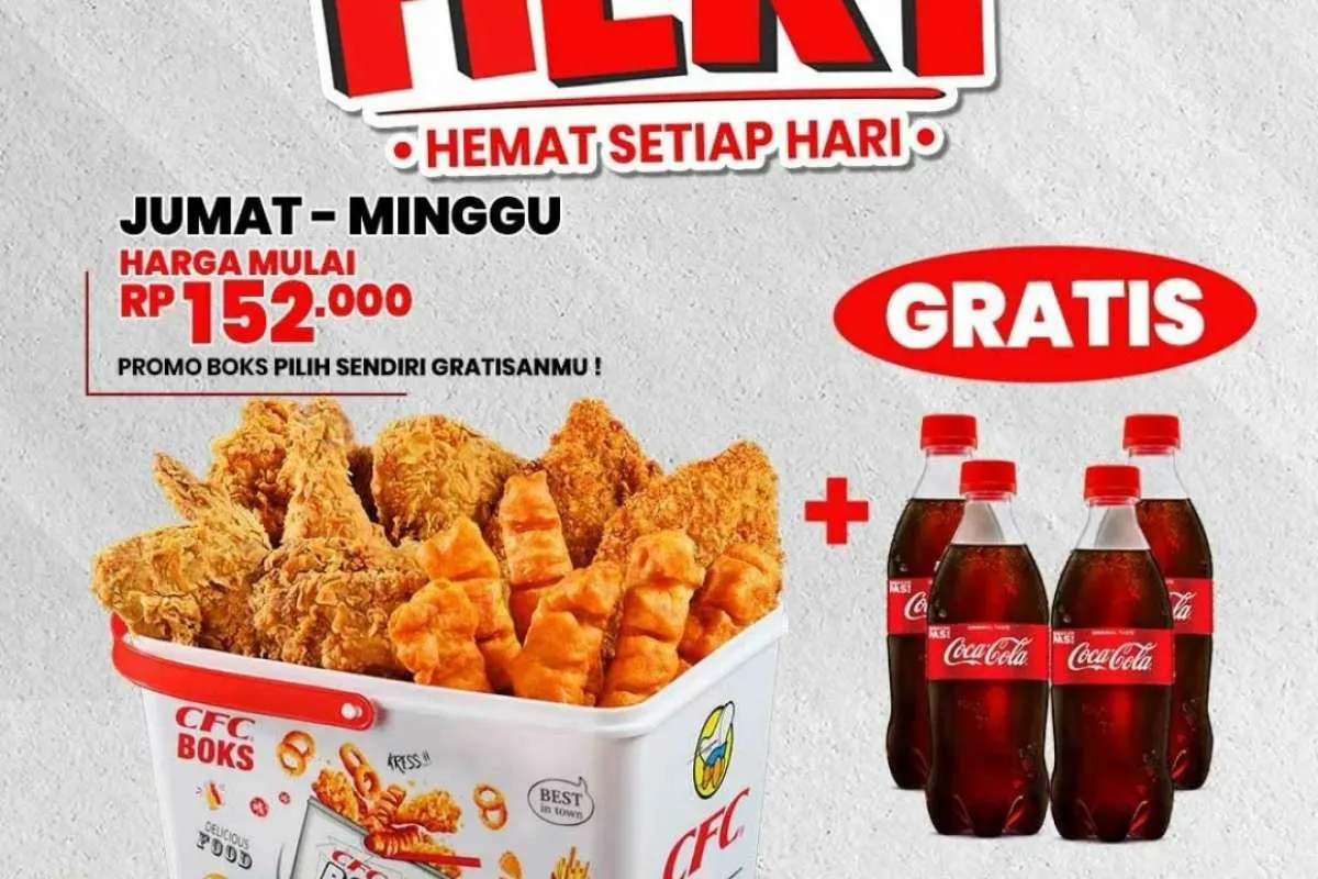 Promo CFC Spesial Weekend Aneka Menu dalam Box Berlaku 22-24 Juli 2022
