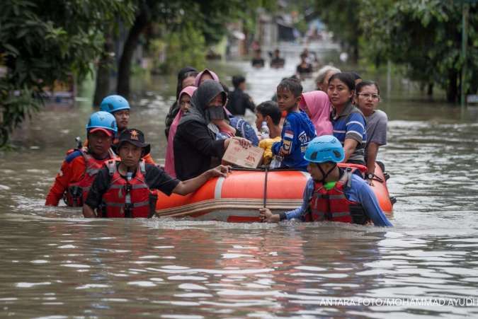 Banjir Kota Surakarta Meluas, Sebanyak 7.885 Warga Mengungsi