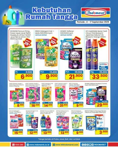 Promo Indomaret Super Hemat Periode 4-17 September 2025