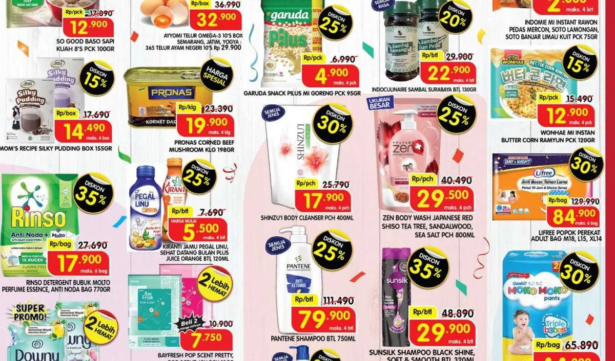 Promo Superindo Weekday 19-22 Agustus 2024, Wortel Segar-Body Lotion Diskon 50%!