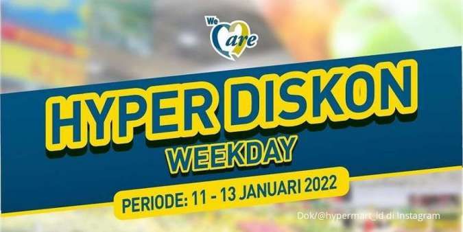 Promo Hypermart 11-13 Januari 2021, Hyper Diskon Weekday Terbaru Datang Lagi