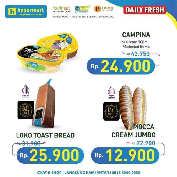 Promo Hypermart Hyper Diskon Weekday Periode 30 Juli-1 Agustus 2024