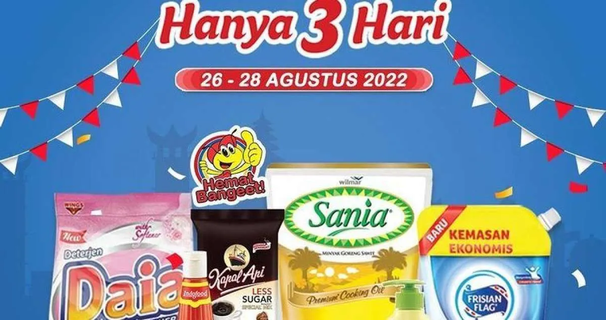 Promo JSM Indomaret 26-28 Agustus 2022, Potongan Harga Selama 3 Hari