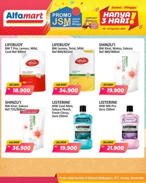 Promo JSM Alfamart Periode 8-10 Agustus 2025