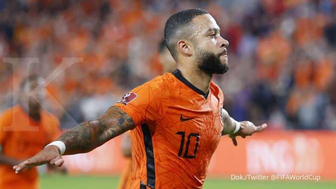 Jadwal kualifikasi Piala Dunia 2022 Latvia vs Belanda: Kans poin penuh Der Oranje