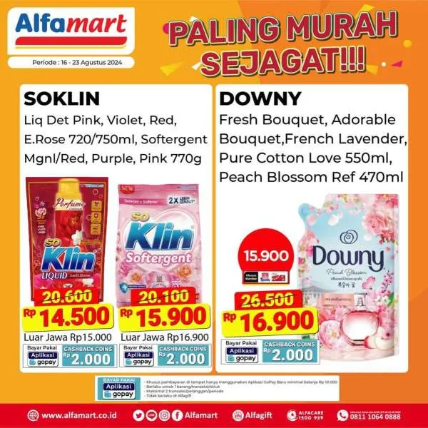 Promo Alfamart Paling Murah Sejagat Periode 16-23 Agustus 2024