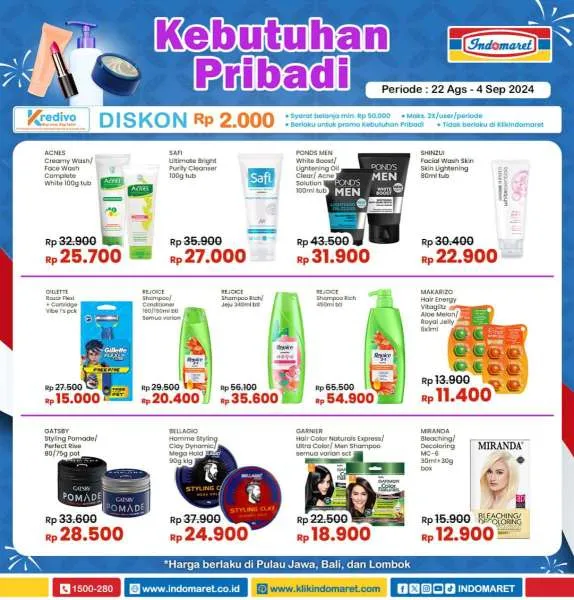 Promo Indomaret Super Hemat Periode 22 Agustus-4 September 2024