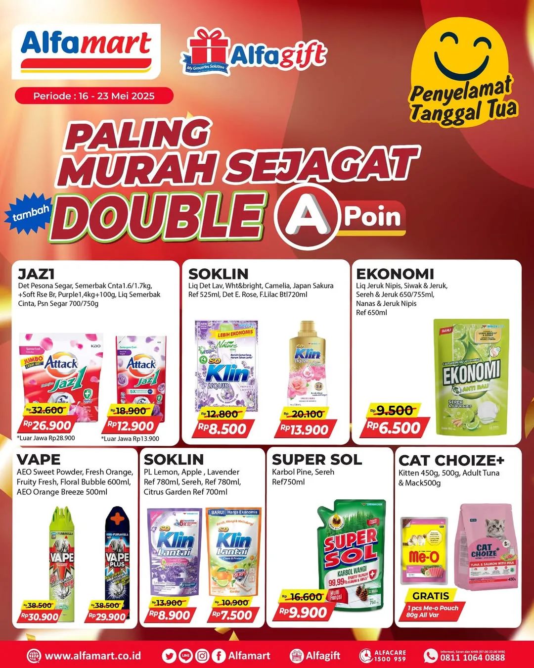 Promo Alfamart Paling Murah Sejagat Periode 16-23 Mei 2025