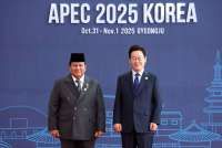 Prabowo dan Presiden Korsel Lee Jae Sepakat Perkuat Kerjasama di Berbagai Bidang