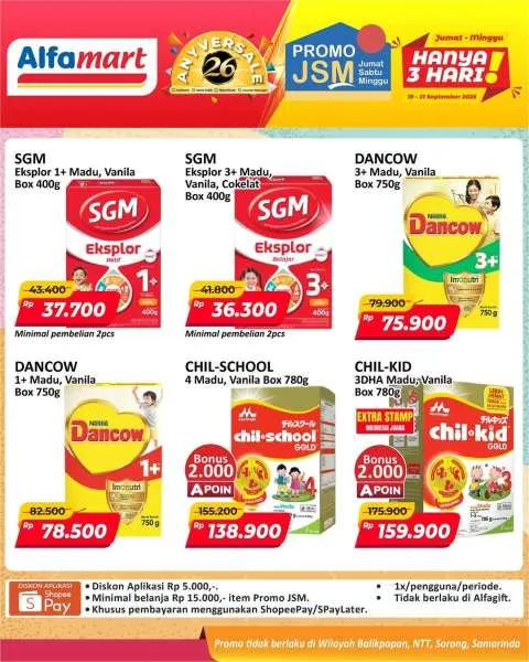Promo JSM Alfamart Periode 19-21 September 2025