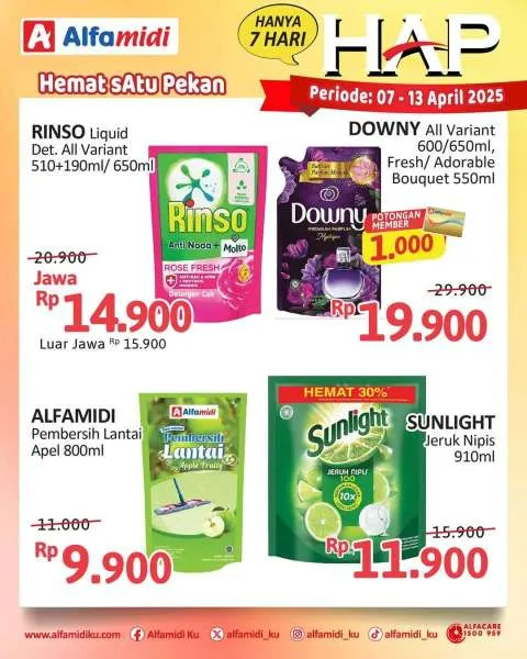 Promo Alfamidi Hemat Satu Pekan Periode 7-13 April 2025