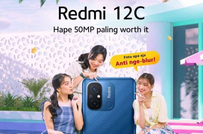 Siap Dirilis Besok, Yuk Intip Spesifikasi dan Daftar Harga HP Redmi 12C di Indonesia