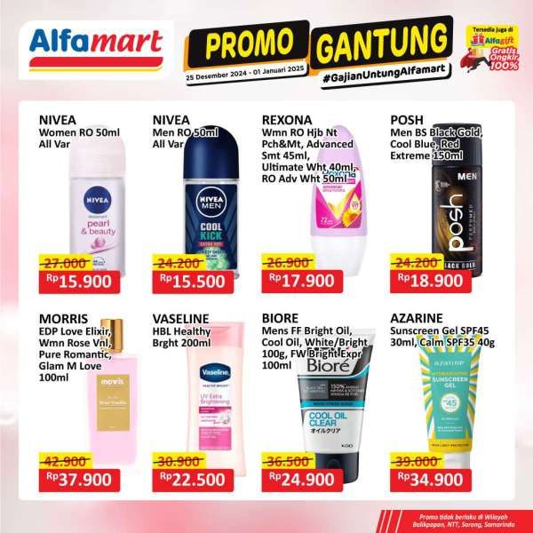 Promo Alfamart Gantung 25 Desember 2024-1 Januari 2025