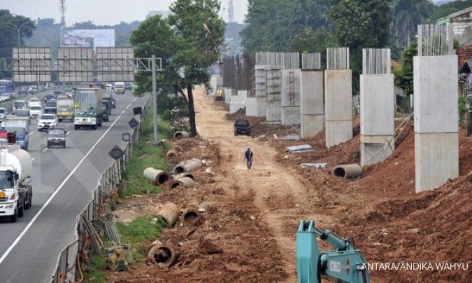 Progres proyek LRT Cibubur-Cawang maju pesat