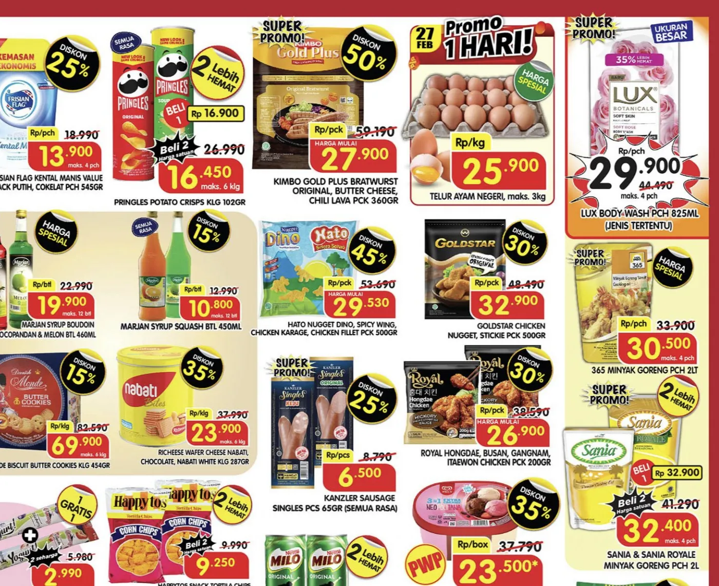 Promo Superindo Weekday Spesial Gajian Periode 26-29 Februari 2024